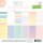 Lawn Fawn, rainbow ever after petite paper pack, 6"x6" / 15,2x15,2cm, Block 36 Blatt