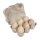 Holz Eier Set, 6x4cm, im Eierkarton, Box 6 Stück