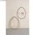 Metallring Ei, 25cm, 18,5x25cm, silber