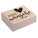 Butterer, Stempel Herzensw&uuml;nsche f&uuml;r dich, 5x6cm
