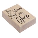 Butterer, Stempel Ein kleines St&uuml;ck vom Gl&uuml;ck, 5x7cm