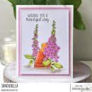 Stamping Bella, Rubber Stamp, BUNDLE GIRL AMONG THE FOXGLOVES