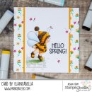 Stamping Bella, Rubber Stamp, BUNDLE GIRL IS A BEE