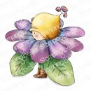 Stamping Bella, Rubber Stamp, BUNDLE GIRL IS A FLOWER