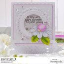 Stamping Bella, Rubber Stamp, BUNDLE GIRL IS A FLOWER