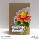 Stamping Bella, Rubber Stamp, BUNDLE GIRL IS A FLOWER