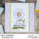 Stamping Bella, Rubber Stamp, TINY TOWNIE WONDERLAND DAISY