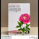 Stamping Bella, Rubber Stamp, TINY TOWNIE WONDERLAND PEONY