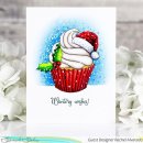 Streamside Studios, clear stamp, My Favorite Cupcake Christmas Toppers