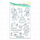Streamside Studios, clear stamp, Snow Much Happiness