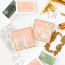 Pinkfresh Studio, hot foil plate, Best Wishes