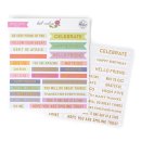 Pinkfresh Studio, Best Wishes cardstock stickers