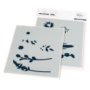 Pinkfresh Studio, Stencil, Wildflower Bouquet