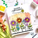 Pinkfresh Studio, Stencil, Wildflower Bouquet