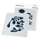 Pinkfresh Studio, Stencil, Stylized Florals