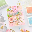 Pinkfresh Studio, Stencil, Stylized Florals
