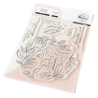 Pinkfresh Studio, clear stamp, Pure Joy