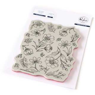 Pinkfresh Studio, cling stamp, Breezy Blossoms