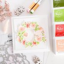 Pinkfresh Studio, Stencil, Breezy Blossoms