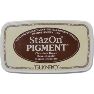 StazOn Stempelkissen, pigment ink pad Chocolate Brown