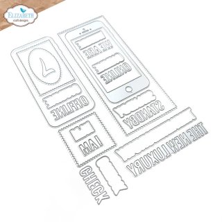 Elizabeth Craft Designs, Cutting Dies / Stanzschablonen, Sidekick Essentials - Postage stamps fillers 2