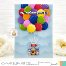 Mama Elephant, Creative Cuts/ Stanzschablone, Balloon Bunch