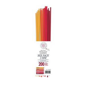 papier + ideen, Quilling Papierstreifen MIX Flammender...