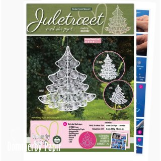 Dommerby Papir, Quilling Anleitung - Weihanchtsbaum