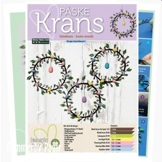 Dommerby Papir, Quilling Anleitung - Osterkranz