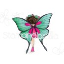 Stamping Bella, Rubber Stamp, TINY TOWNIE BUTTERFLY GIRL BABETTE