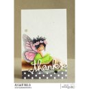 Stamping Bella, Rubber Stamp, TINY TOWNIE BUTTERFLY GIRL BESS