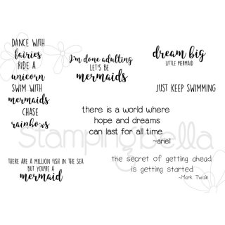 Stamping Bella, Rubber Stamp, UNDER THE SEA SENTIMENT