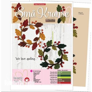 Dommerby Papir, Quilling Anleitung - Kleine Kränze