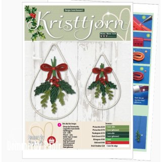 Dommerby Papir, Quilling Anleitung - Weihnachtszweig