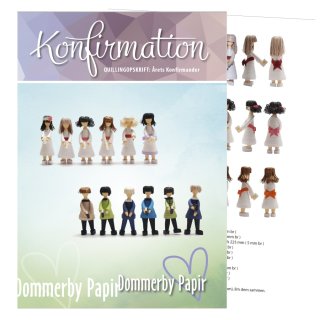 Dommerby Papir, Quilling Anleitung - Konfirmation...