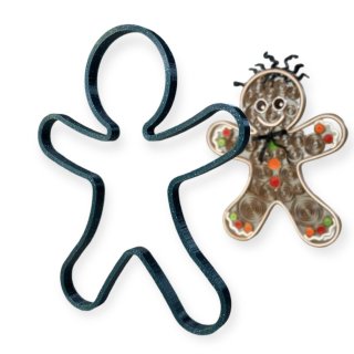 Hanne Olesen: Quilling Tool, Lebkuchenmann Groß
