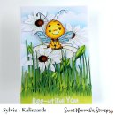 Sweet November Stamps, clear stamp, Bee-utiful You