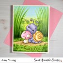 Sweet November Stamps, clear stamp, Shello