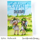 Sweet November Stamps, clear stamp, April Daisy Fairy