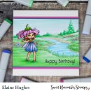 Sweet November Stamps, clear stamp, April Daisy Fairy