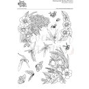 Sweet November Stamps, clear stamp, Enchanted Spring Flowers