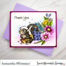 Sweet November Stamps, clear stamp, Enchanted Spring Flowers