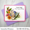 Sweet November Stamps, clear stamp, Enchanted Spring Flowers