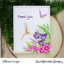 Sweet November Stamps, clear stamp, Enchanted Spring Flowers