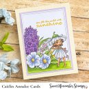 Sweet November Stamps, clear stamp, Enchanted Spring Flowers