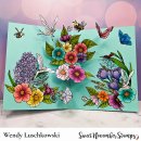 Sweet November Stamps, clear stamp, Enchanted Spring Flowers