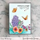 Sweet November Stamps, clear stamp, Enchanted Spring Flowers