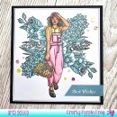 Sweet November Stamps, clear stamp, Enchanted Spring Flowers