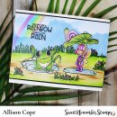 Sweet November Stamps, clear stamp, Horizon Lines: Wildflower Meadow