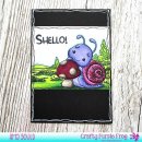 Sweet November Stamps, clear stamp, Horizon Lines: Wildflower Meadow